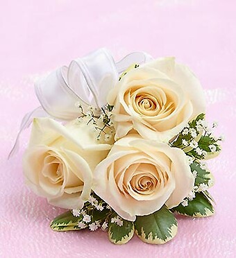 White Rose Corsage