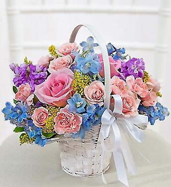 Pastel Flower Girl Arrangement