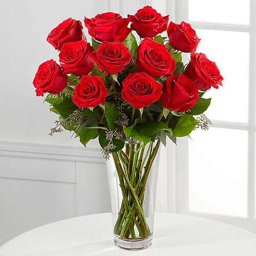 Long Stem Red Rose Bouquet